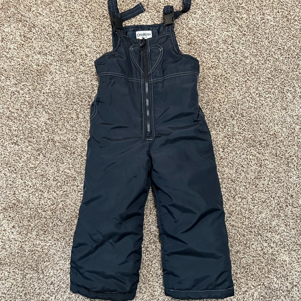 4T Girls Snow Bib